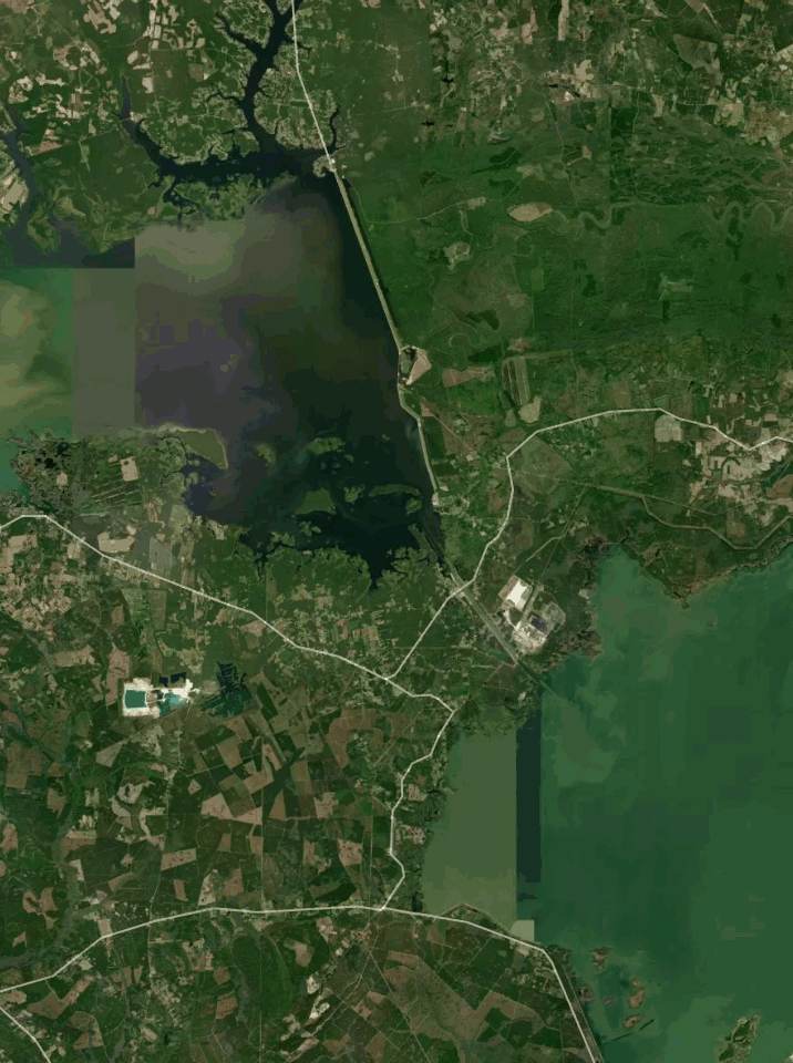 Map of Lake Marion with 1 gauge location.