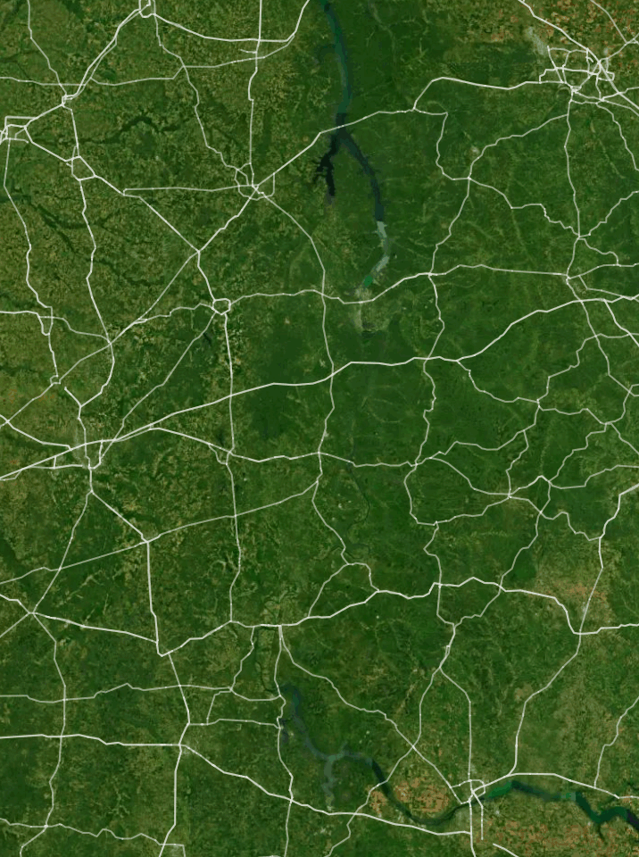 Map of Kentucky Lake with 1 gauge location.